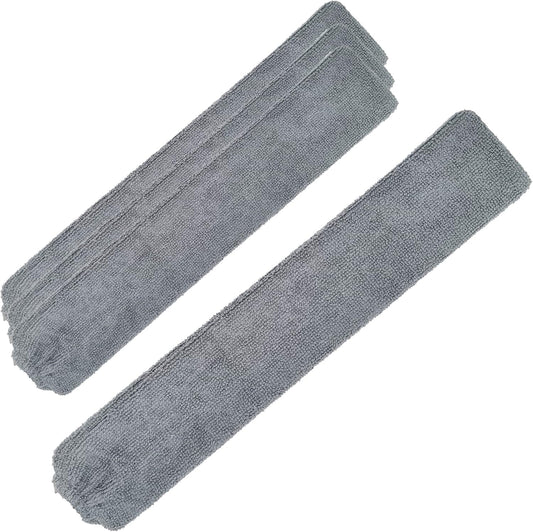 Under Appliance Duster Refills, 4 Pieces Gap Dust Cleaner ’s Replacement Sleeves. Reusable Microfiber Cloth Cover for Slim Dusting Tool Cleaning Gadgets. Grey by Jonbyi