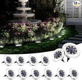 SOLPEX Solar Ground Lights, 12 Pack Solar Lights Outdoor Waterproof, 8 LED by Solpex