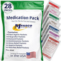 MFASCO - 7 in 1 - Travel Size Medicine Kit - TSA Approved | 28 First Aid by MFASCO