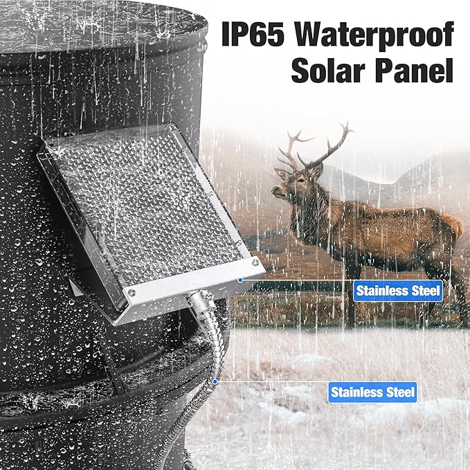 6V Solar Panel Battery Charger for Deer Feeder, 1.7W Waterproof Solar Panel - Image 5