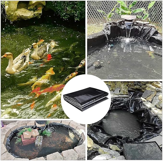 ToLanbbt Pond Liner 16 FT x 16 FT HDPE Pond Liners, 20 Mil UV Resistant - Image 6