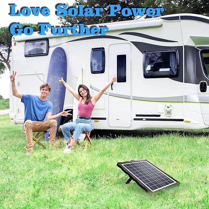 POWOXI-Upgraded-20W-Solar-Battery-Charger-Maintainer, External Smart 3-Stages - Image 7