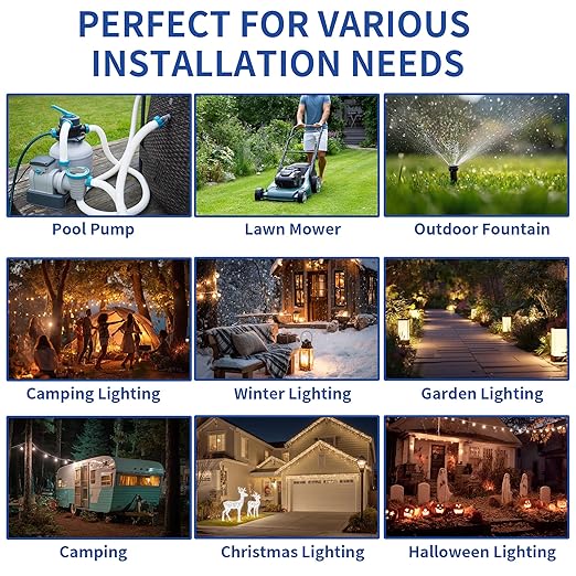 3 Pack Outdoor Extension Cord Safety Cover - Image 7