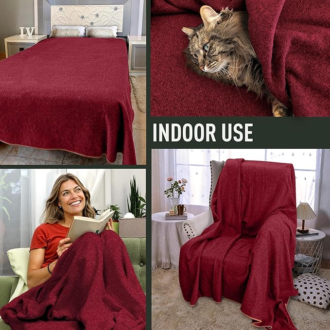 Large Military Wool Blanket - Image 3