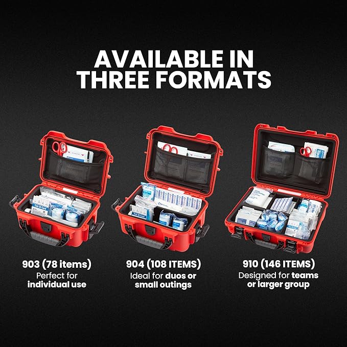 NANUK 903 - Small Waterproof First Aid Kit 78pcs – Pre-Stocked First Aid - Image 7