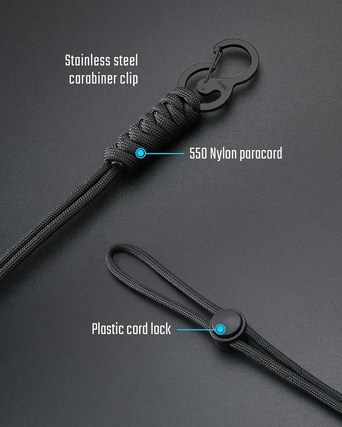 KeyUnity KC01 Braided Paracord Carabiner - Image 4