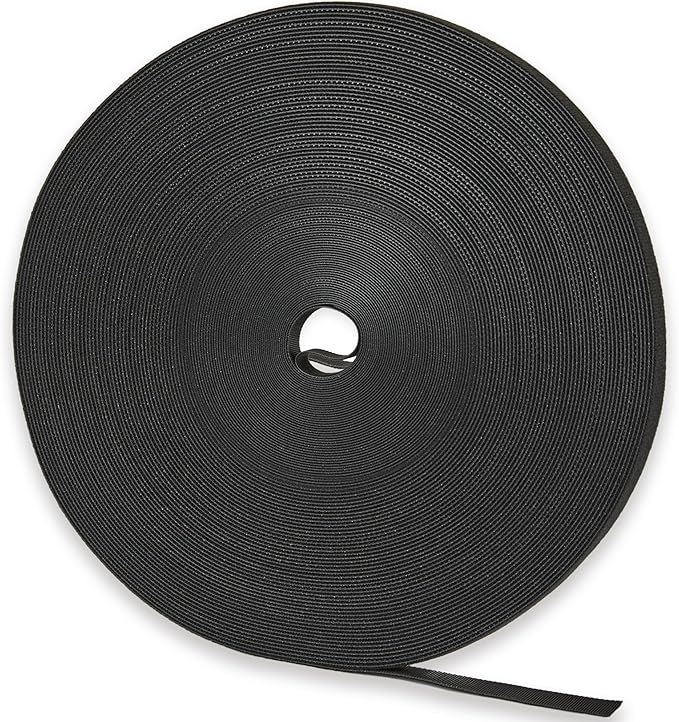 150 ft x 1/2 inch Hook and Loop Roll, Reusable Fastening Cable Ties, Office and by NBTORCH