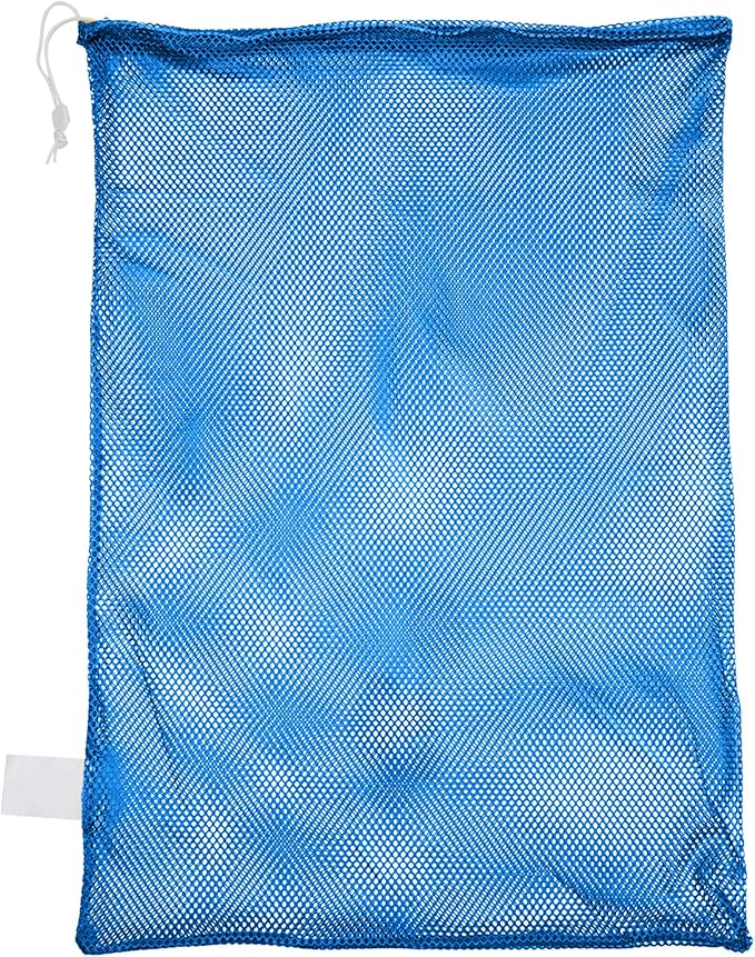Champion Sports Mesh Equipment Bag – Heavy-Duty Nylon Drawstring Bag by ChampionSports