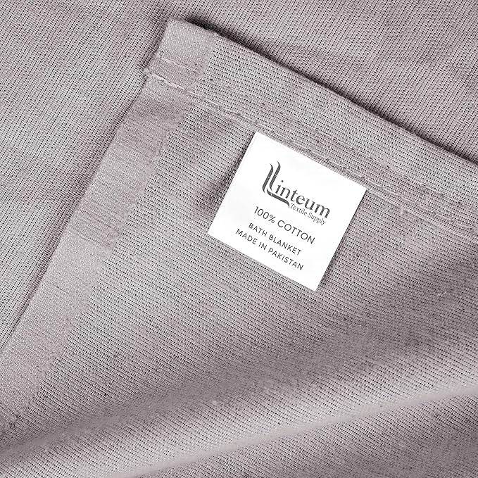 Linteum Textile Supply 100% Cotton Hospital Patient Bath Blanket, Bed Bath Sheet - Image 5