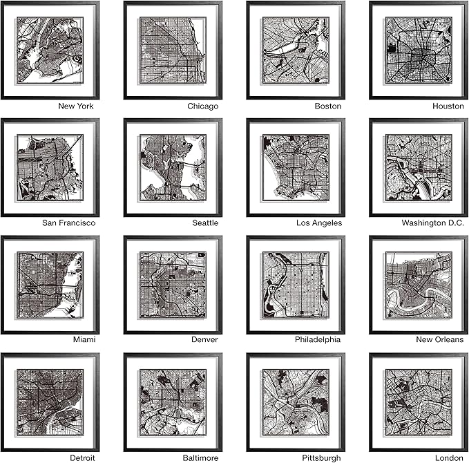 Washington D.C.s Cut Map framed by O3 Design Studio, 18x18 inches, paper - Image 4