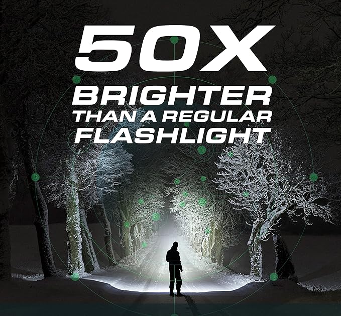 TacLight 3 Pk Tactical Flashlights High Lumens 40x Brighter than Regular Flash - Image 2